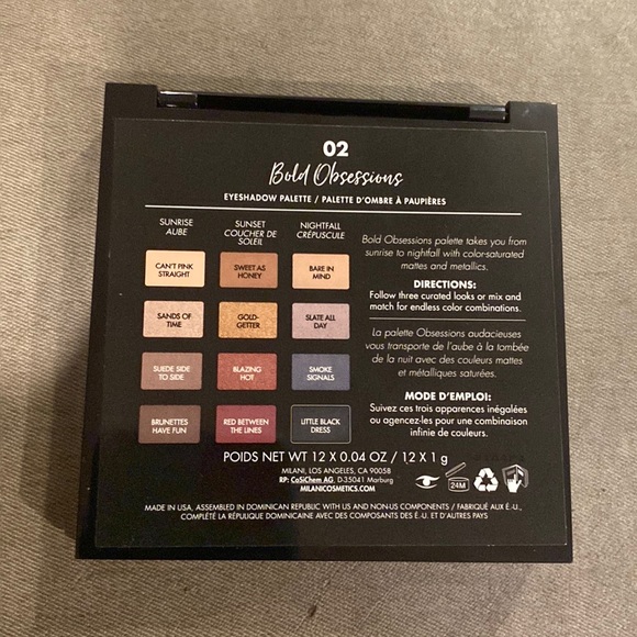 Milani bold obsessions palette - Picture 2 of 4